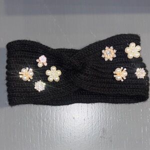 Black Embellished Headband